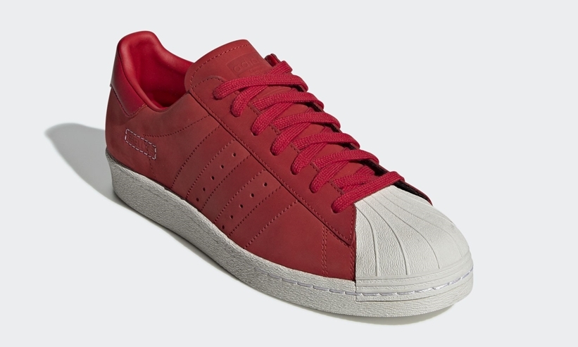 adidas Originals SUPERSTAR 80s "Scarlet/Raw White" (アディダス オリジナルス スーパースター 80s "スカーレット/ロウホワイト") [CG6263]