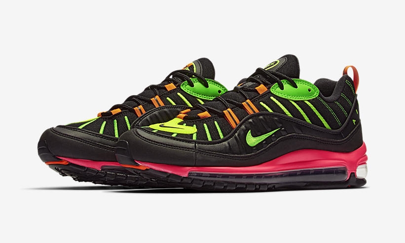 【オフィシャルイメージ】2/16発売！ナイキ エア マックス 98 ネオン “ブラック/イエロー” (NIKE AIR MAX 98 NEON “Black/Yellow”) [CI2291-083]