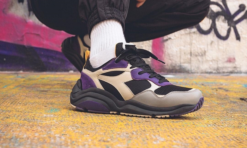 DIADORA WHIZZ RUN “Black/Mulberry/Purple” (ディアドラ ウィズ ラン