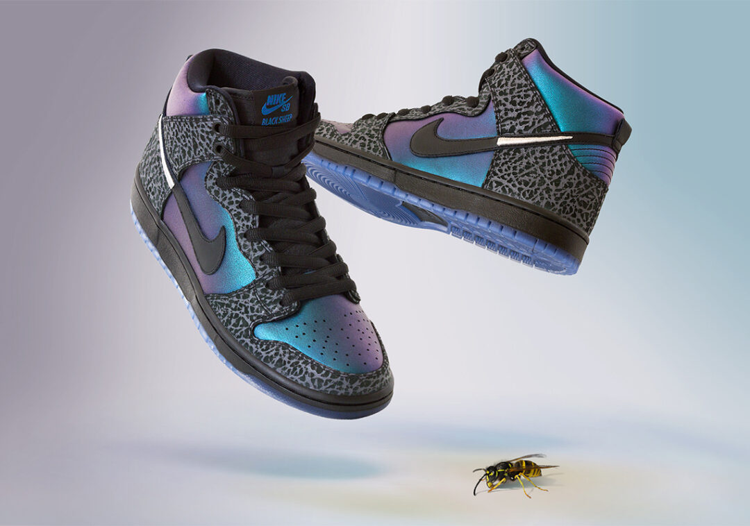 2/15発売！NIKE SB x Black Sheep Skate Shop “ALL STAR Hornet” Dunk High (ナイキ エスビー ブラック シープ スケート ショップ ダンク ハイ) [BQ6827-001]