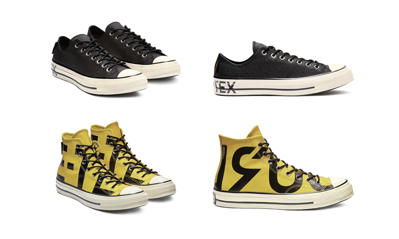 CONVERSE CHUCK 70 GORE-TEX LEATHER OX/HI "Black/Bold Citron" (コンバース チャック 70 ゴアテックス レザー OX/HI)