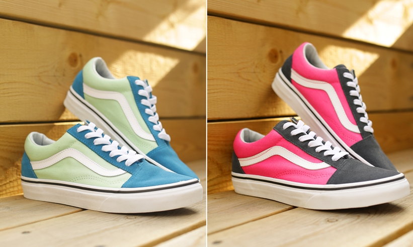 2月下旬発売！FREAK’S STORE限定 VANS OLD SKOOL “Pink/Blue Green” (フリークスストア バンズ オールドスクール “ピンク/ブルーグリーン”)