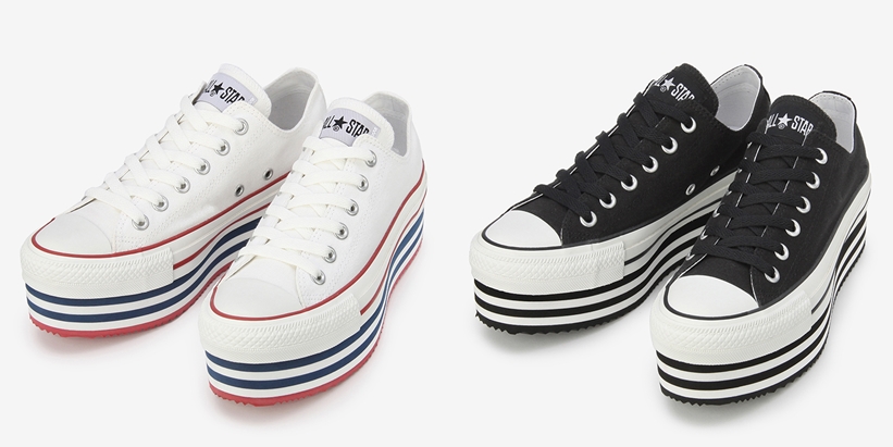 厚底ソールのCONVERSE ALL STAR CHUNKYLINE OXが2月発売 (コンバース オールスター チャンキーライン OX)