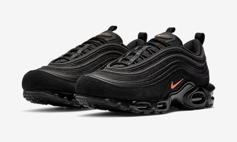 【オフィシャルイメージ】ナイキ エア マックス プラス 97 “ブラック/オレンジ” (NIKE AIR MAX PLUS 97 “Black/Orange”) [CD7862-001]