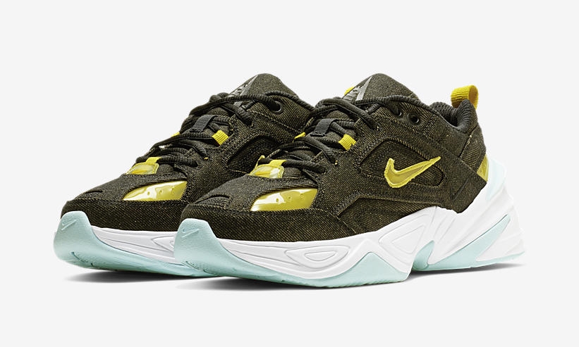 【オフィシャルイメージ】3/1発売！ナイキウィメンズ M2K テクノ LX "オリーブ/イエロー" (NIKE WMNS M2K TEKNO LX "Olive/Yellow") [BV0970-001]