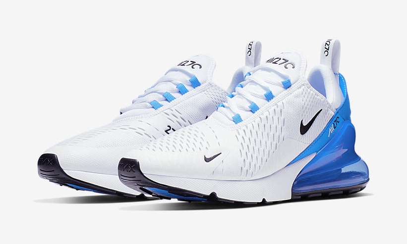 nike air max 270 white blue black