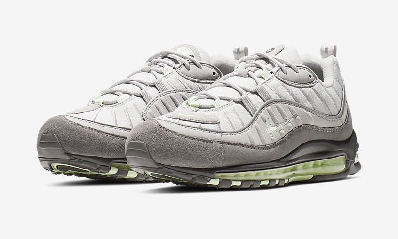 ナイキ エア マックス 98 “ヴァストグレー/フレッシュミント” (NIKE AIR MAX 98 “Vast Grey/Fresh Mint”) [640744-011]