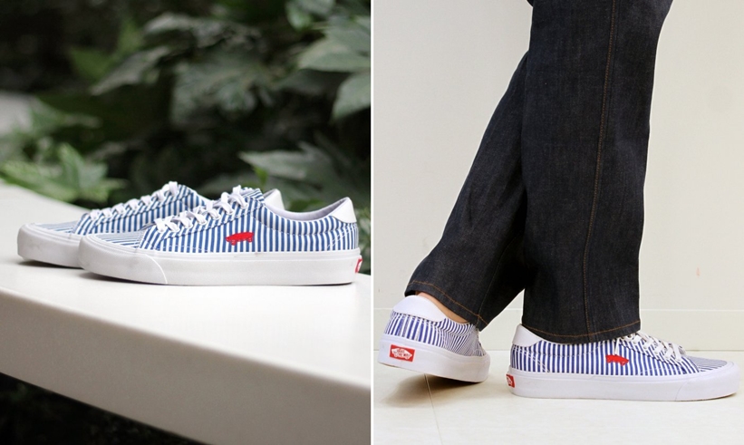 3月下旬発売！国内EDIFICE 417限定！VANS COURT ICON STRIPES (エディフィス バンズ コート アイコン ストライプス)