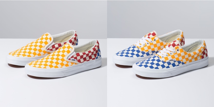 VANS “MULTI CHECKERBOARD" ERA/SLIP-ON (バンズ “マルチチェッカー” エラ/スリッポン)