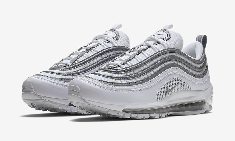 【オフィシャルイメージ】3/30発売！ナイキ エア マックス 97 “ホワイト/リフレクトシルバー” (NIKE AIR MAX 97 “White/Reflect Silver”) [921826-105]