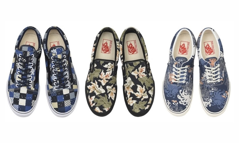 2/23発売！日本製素材を採用し「刺し子」を落とし込んだ VANS "Japan Fabrics Collection" 2019 SPRING (バンズ)