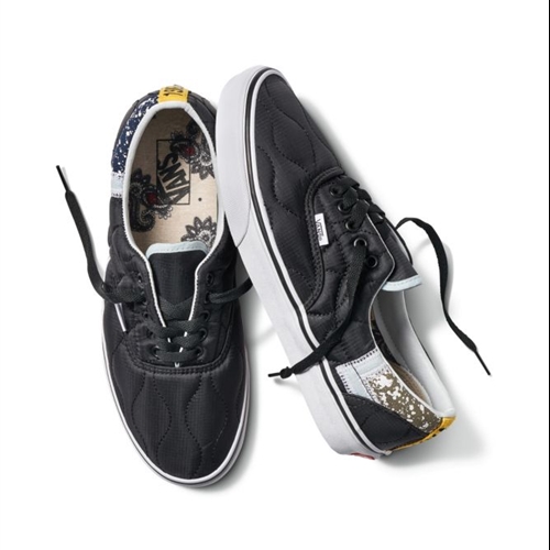 VANS “MIXED QUILTING” ERA “BLACK/TRUE WHITE” (バンズ “ミックス キルティング” エラ “ブラック/トゥルーホワイト”)