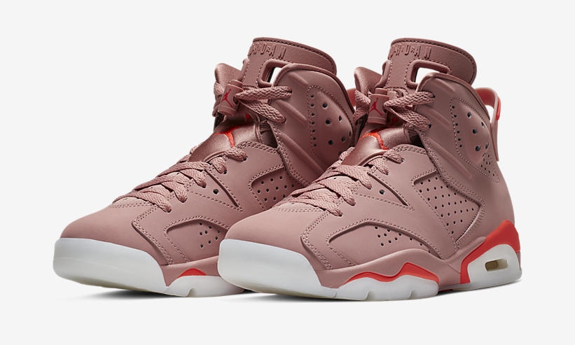 【オフィシャルイメージ】3月発売！ナイキ ウィメンズ エア ジョーダン 6 レトロ “アレイリ・メイ” (NIKE WMNS AIR JORDAN 6 RETRO “ALEALI MAY” “Rust Pink”) [CI0550-600]