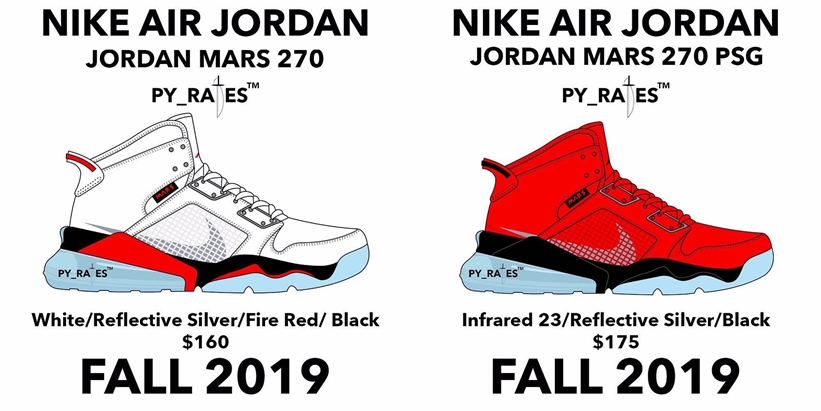 【リーク】2019年秋発売予定！ナイキ ジョーダン マーズ 270 (NIKE JORDAN MARS 270)