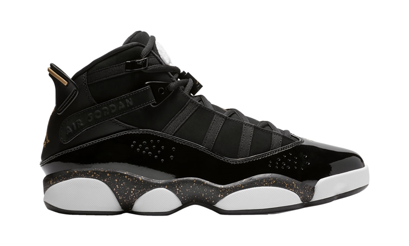 ナイキ エア ジョーダン シックス リングス “ブラック/メタリックゴールドホワイト” (NIKE AIR JORDAN SIX RINGS {6 RINGS} “Black/Metallic Gold/White”) [322992-007]