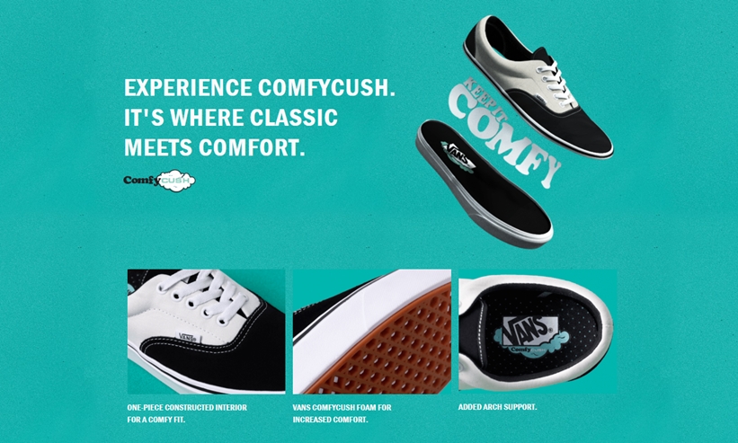 VANSから雲の上を歩くような軽量なカップソール「ComfyCush」を使用したモデルが海外一斉リリース (バンズ コンフィカッシュ)