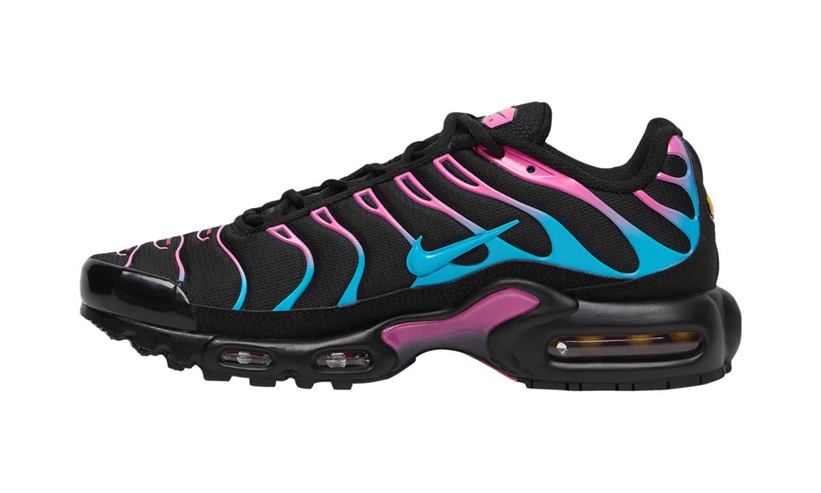 nike air max plus black blue pink