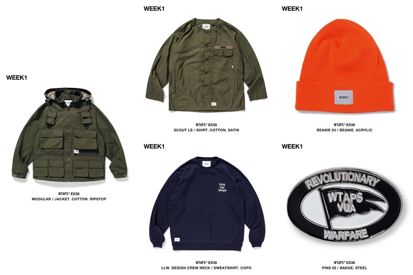 WTAPS 2019 SPRING/SUMMER WEEK 1が展開 (ダブルタップス 2019年 春夏)