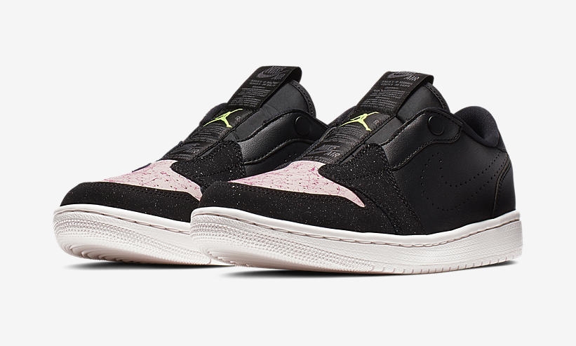 ナイキ ウィメンズ エア ジョーダン 1 ロー スリッポン “ブラック/ボルト/ファントム/シルトレッド” (NIKE WMNS AIR JORDAN 1 LOW SLIP-ON “Black/Volt/Phantom/Silt Red”) [AV3918-002]