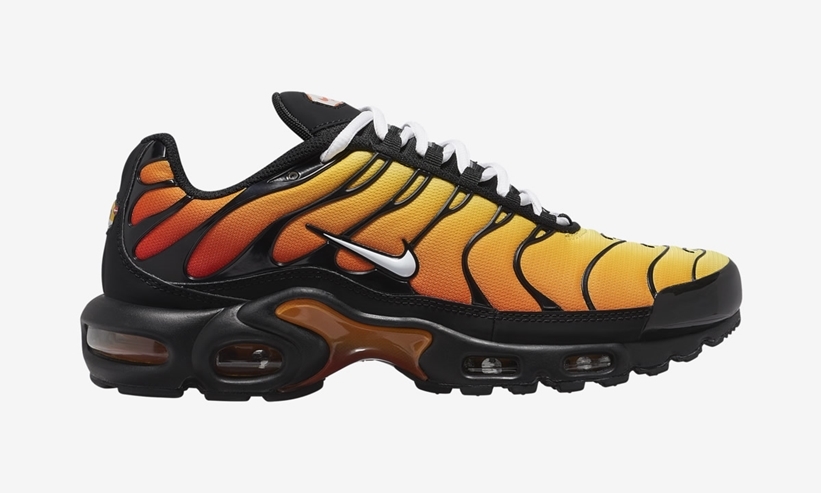 nike air max plus black orange