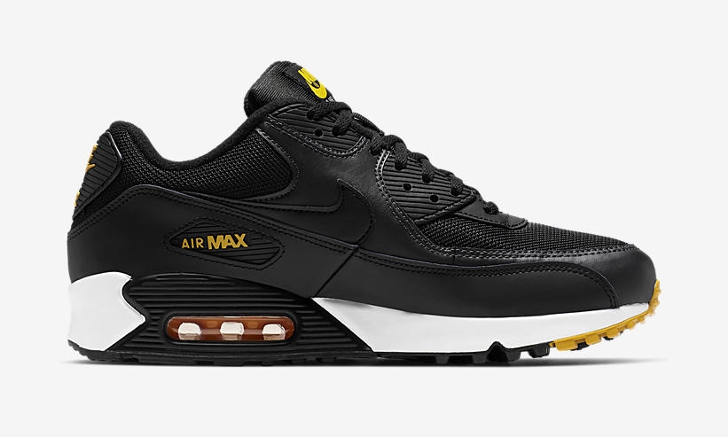 air max 90 essential black and yellow