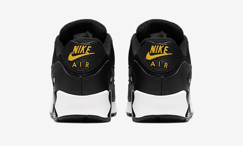 air max 90 essential black and yellow