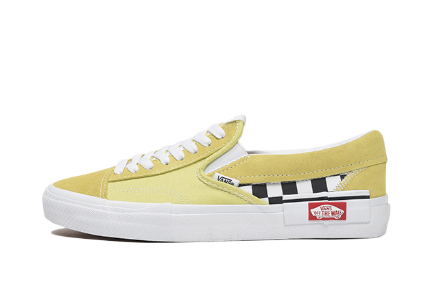 VANS “Cut & Paste Pack” Slip-On “CHECKERBOARD” ENDIVE/TRUE WHITE (バンズ “カットアンドペースト パック” スリッポン)