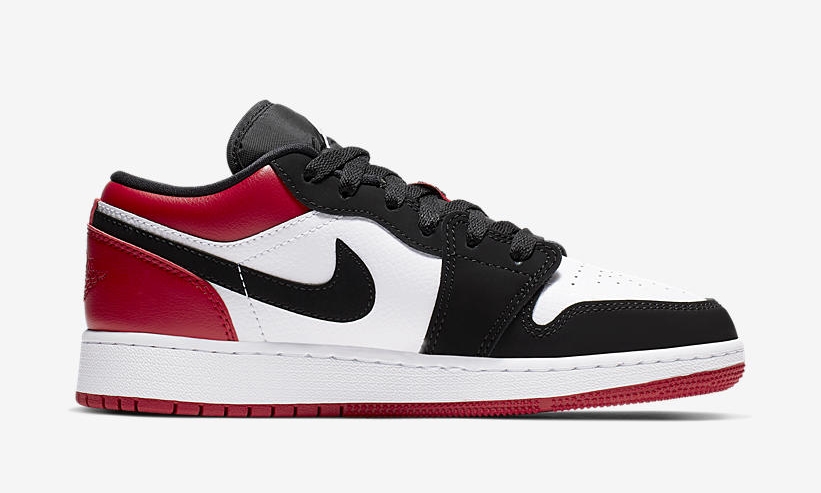 nike air jordan 1 retro low black toe