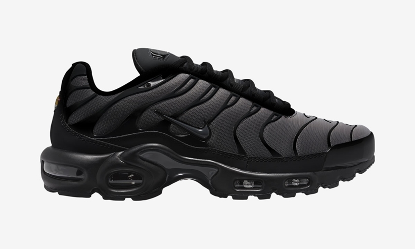 nike air max plus black grey