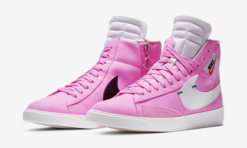 【オフィシャルイメージ】ナイキ ウィメンズ ブレーザー ミッド レベル “サイキックピンク／サミットホワイト” (NIKE WMNS BLAZER MID REBEL “Psychic Pink/Summit White”) [BQ4022-602]