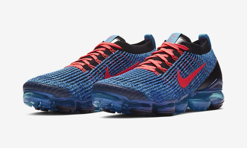 3/9発売！ナイキ エア ヴェイパーマックス 3.0 フライニット “ブルーフューリー/フラッシュクリムゾン” (NIKE AIR VAPORMAX 3.0 FLYKNIT “Blue Fury/Flash Crimson”) [AJ6900-401]