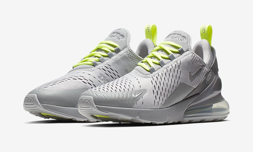 【オフィシャルイメージ】ナイキ エア マックス 270 “ウルフグレー/ボルト” (NIKE AIR MAX 270 “Wolf Grey/Volt”) [CD7337-001]