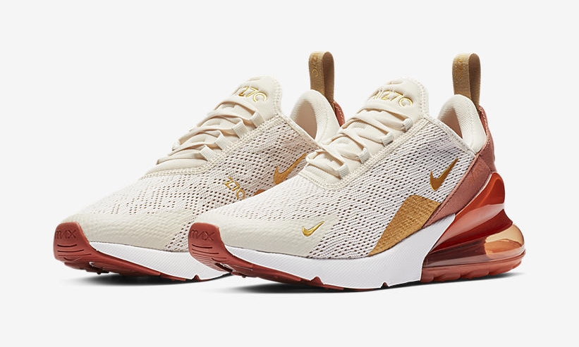 【オフィシャルイメージ】ナイキ ウィメンズ エア マックス 270 “ライトクリーム/テラブラッシュ” (NIKE WMNS AIR MAX 270 “Light Cream/Terra Blush”) [AH6789-203]