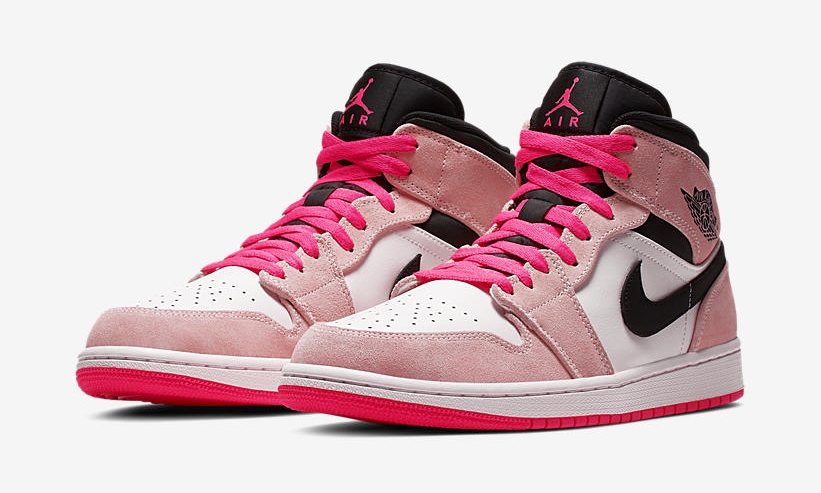 【オフィシャルイメージ】ナイキ エア ジョーダン 1 ミッド SE “クリムゾンティント/ハイパーピンク” (NIKE AIR JORDAN 1 MID “Crimson Tint/Hyper Pink”) [852542-801]