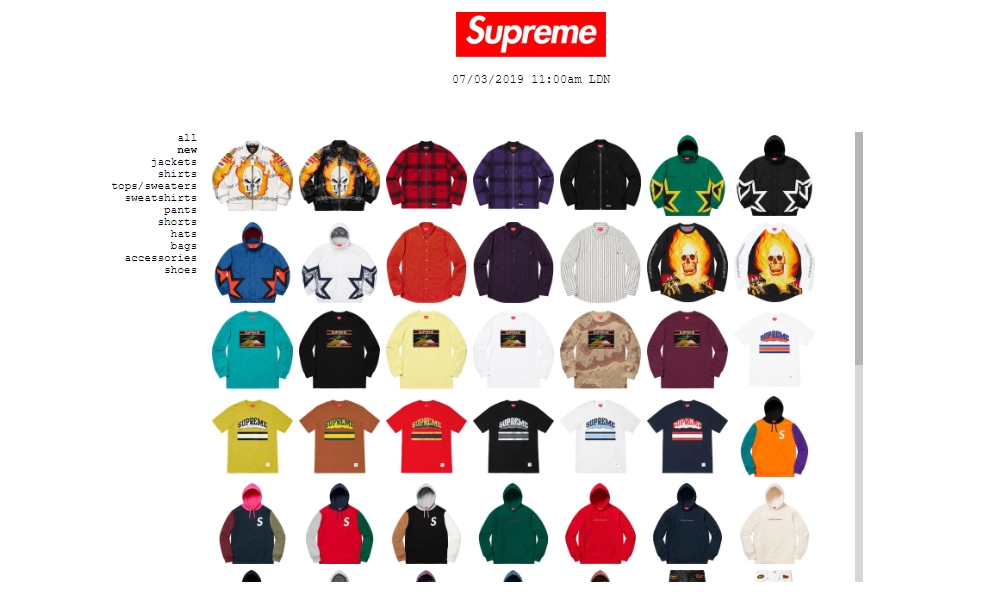 3/9発売！SUPREME × Timberland (シュプリーム ティンバーランド) & 2019 S/Sレギュラーアイテム一覧！