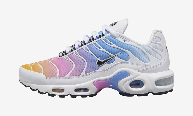 ナイキ ウィメンズ エア マックス プラス “ホワイト/ブルー/イエロー” (NIKE WMNS AIR MAX PLUS “White/Blue/Yellow”) [605112-115]