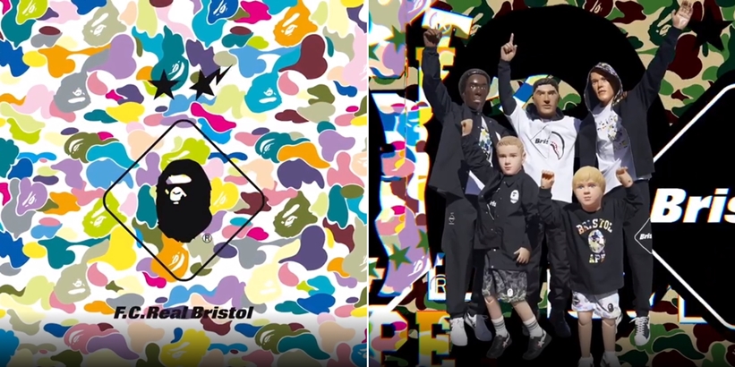 A BATHING APE × F.C.R.B コラボ「F.C.R.BAPE」 (ア ベイシング エイプ F.C. レアル ブリストル)