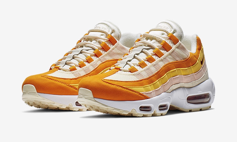 【オフィシャルイメージ】ナイキ ウィメンズ エア マックス 95 “ペールアイボリー/フォワードオレンジ” (NIKE WMNS AIR MAX 95 “Pale ivory/Forward orange”) [307960-114]