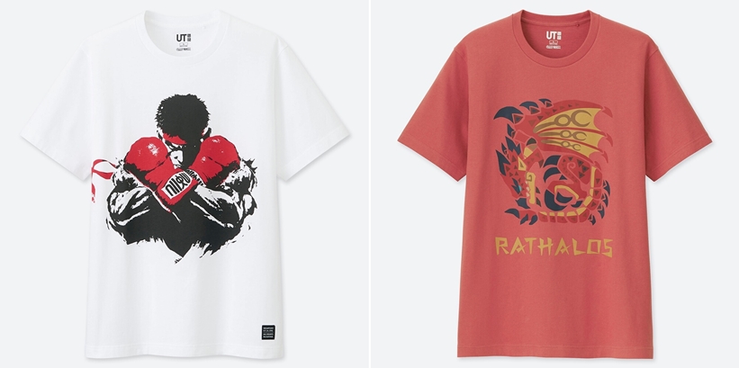 ユニクロ「UT」× カプコン「モンスターハンター/ストリートファイター」コラボTEEが4/15発売 (UNIQLO CAPCOM STREETFIGHTER MONSTERHUNTER)