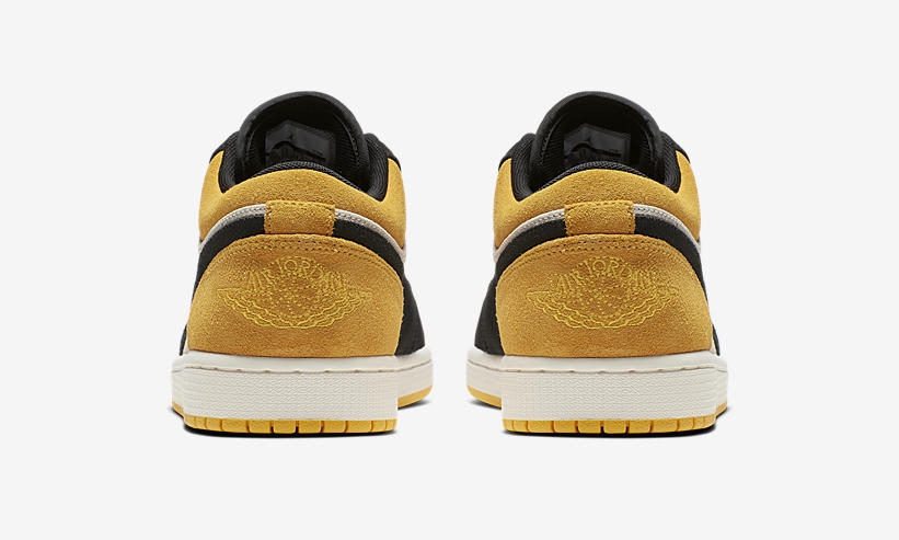 air jordan 1 low sail university gold black