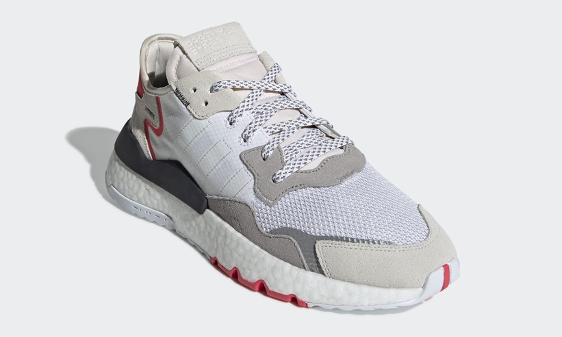 4/11発売！アディダス オリジナルス ナイト ジョガー “ホワイト/グレー/レッド” (adidas Originals NITE JOGGER “White/Grey/Red”) [F34123]