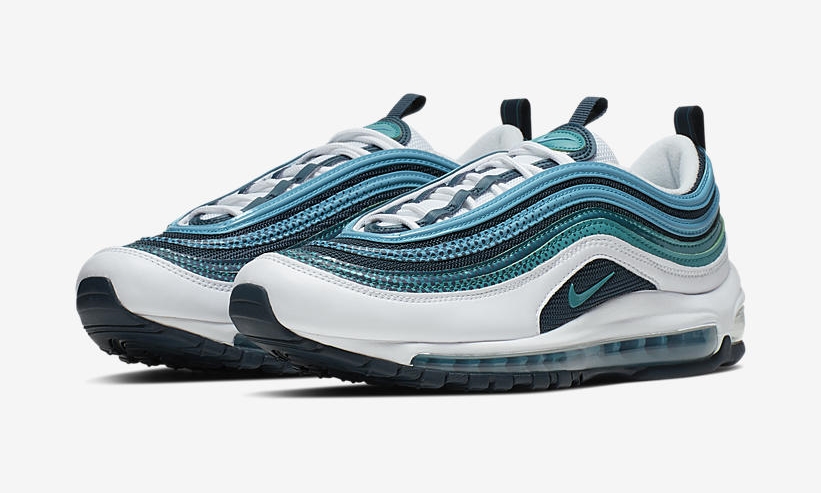 6/15発売！ナイキ エア マックス 97 SE “ホワイト/スピリットティール” (NIKE AIR MAX 97 SE "White/Spirit Teal") [AQ4126-100]