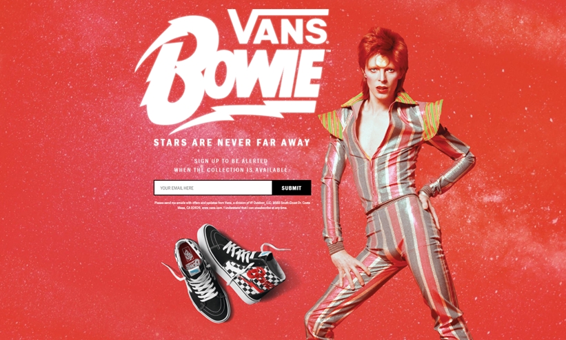 バンズ × デヴィッド・ボウイ コラボレーション (VANS David Bowie)