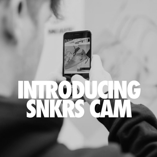 NIKEからSNKRSアプリで商品にアクセスする新しい手法「SNKRS CAM」 (ナイキ)