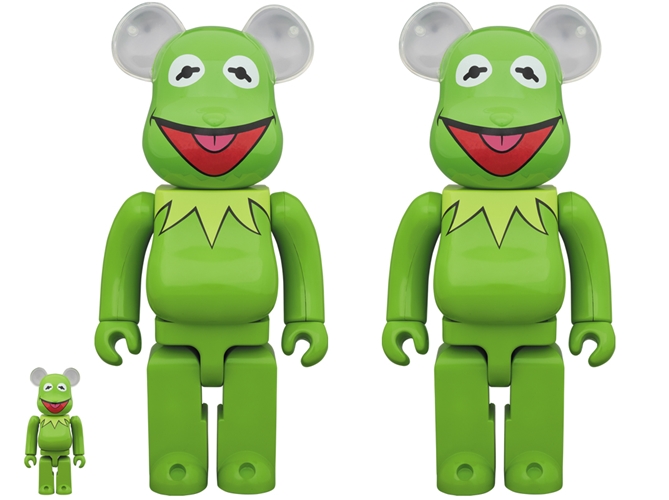 BE@RBRICK Kermit The Frog 100％ & 400％ /1000%が3/23発売 (ベアブリック カーミット)