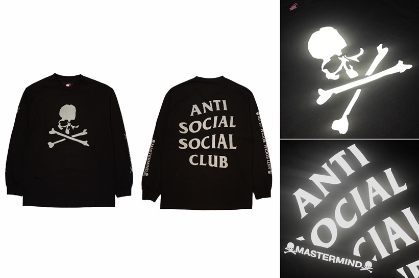 mastermind TOKYO 1周年記念！Anti Social Social Clubとのコラボ L/S TEE (マスターマインド トウキョウ アンチ ソーシャル ソーシャル クラブ)