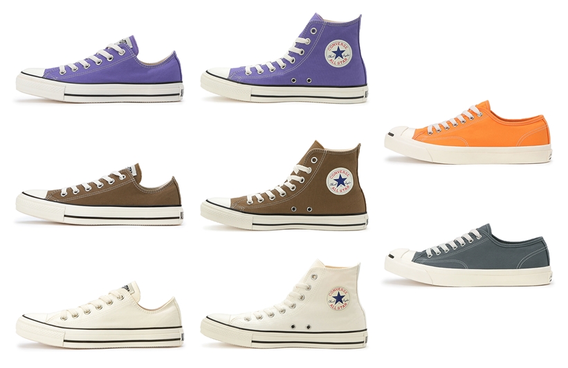 洗い加工を施したキャンバスアッパーを採用したCONVERSE “WASHEDCANVAS” ALL STAR OX/HI/JACK PURCELLが3/29発売 (コンバース オールスター/ジャック・パーセル)