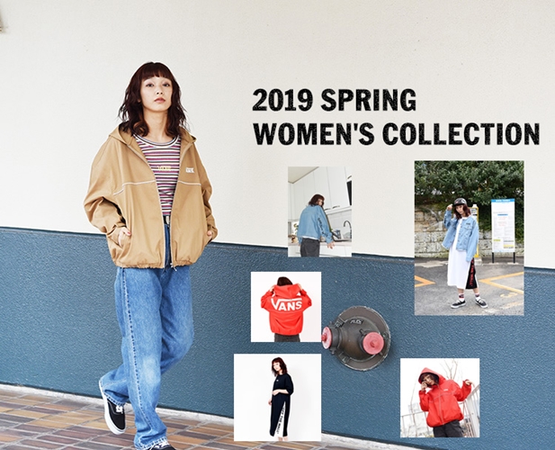 VANSから今季よりスタートする女性用ウェア「2019 SPRING WOMEN'S COLLECTION」が3月下旬発売 (バンズ)