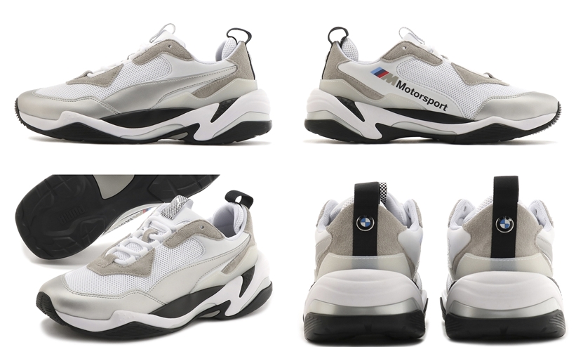 BMW × PUMA THUNDER “White/Silver” (ビーエムダブリュ プーマ サンダー “ホワイト/シルバー”) [339902-01]