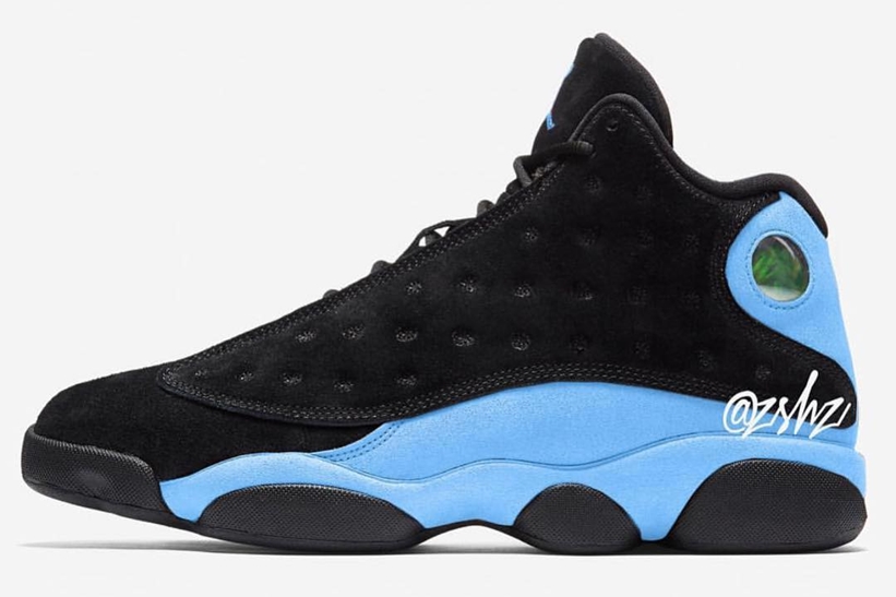 light blue and black air jordans